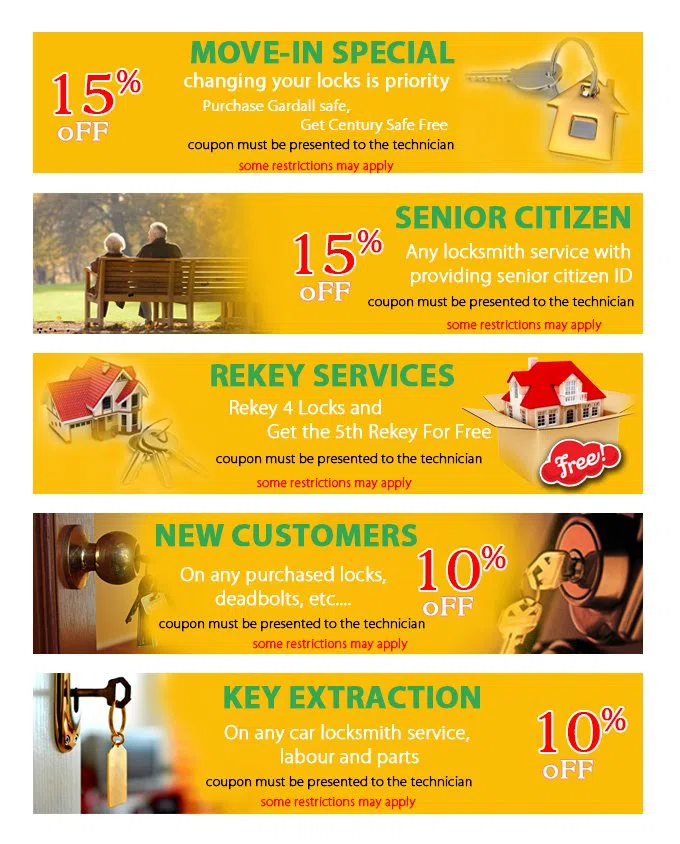 Gold Locksmith Store Fair Lawn, NJ 201-402-2316 - coupon21-set-five